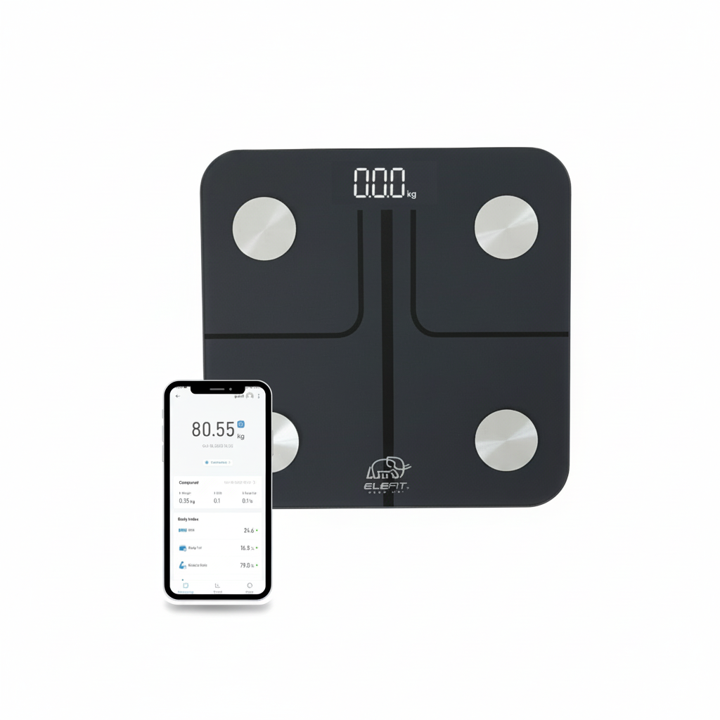 Smart Body Fat Scale with Bright LED Display & 14 Core Metrics